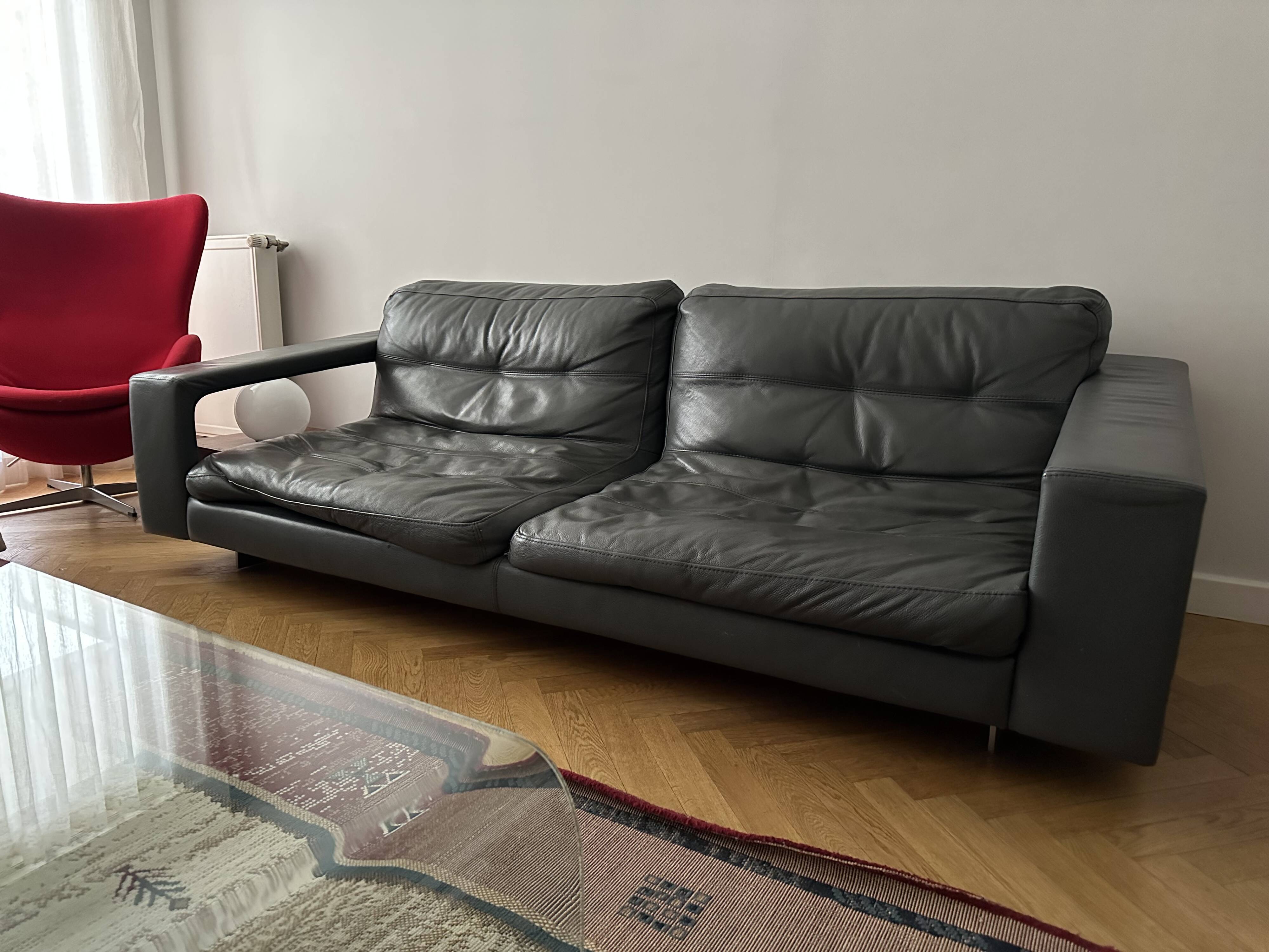 STEINER leather sofa