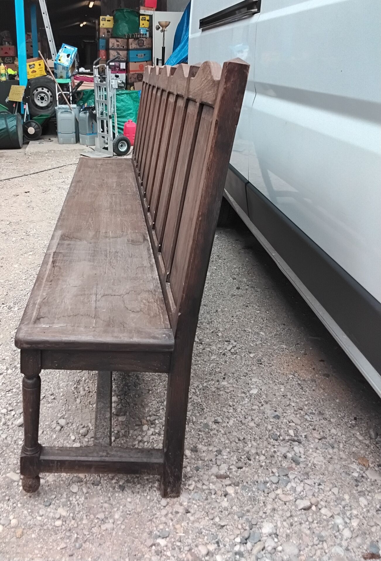 Banc ancien en chêne