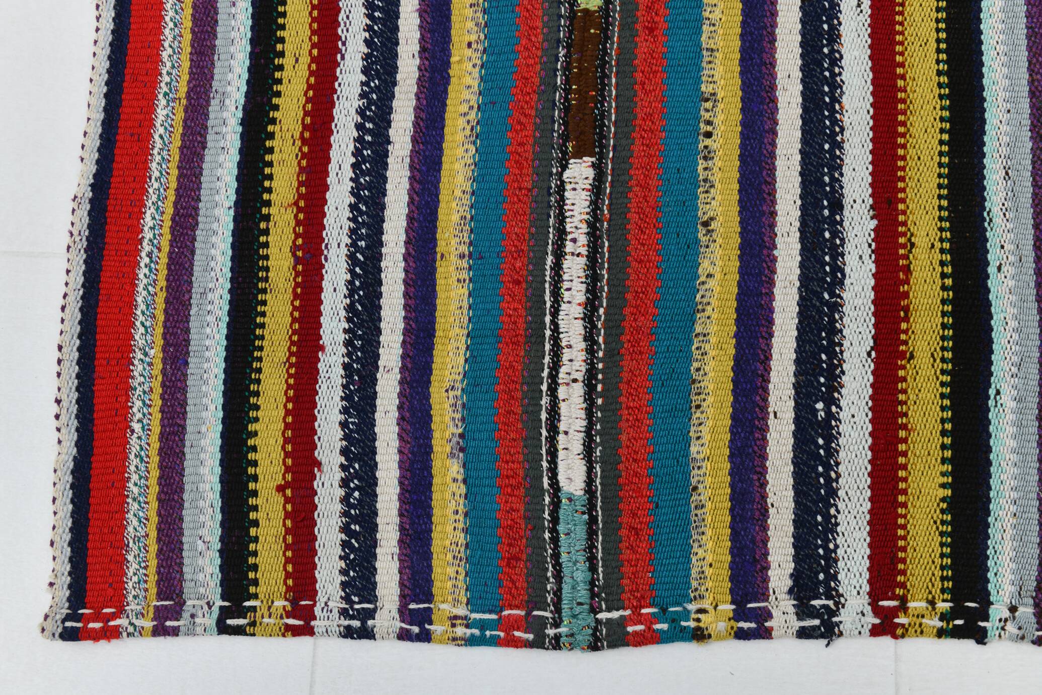 Multicolor Modernist Vintage Kilim Rug, 165x269Cm