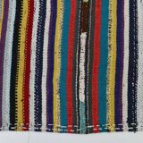Multicolor Modernist Vintage Kilim Rug, 165x269Cm