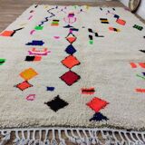 Tapis berbère marocain artisanal fait main 272 x 198 cm