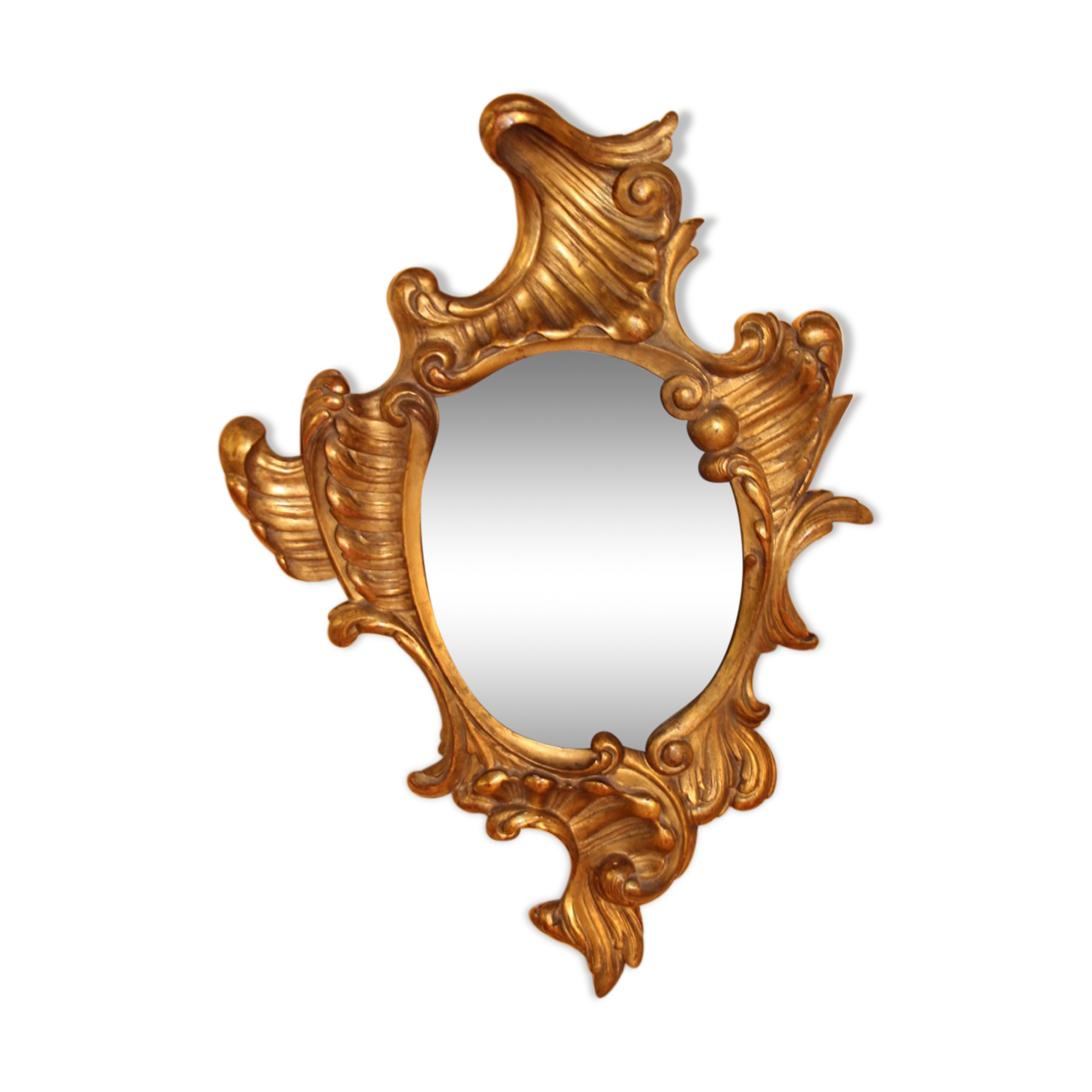 Italian Rococo mirror of eighteenth period - 78x53cm