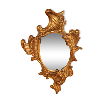 Miroir Italien Rococo d'époque XVIIIeme - 78x53cm
