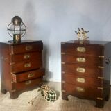 Duo navy nightstands XX