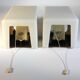 Paire d'appliques Design 1970