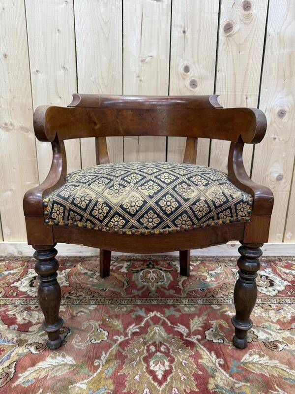 Fauteuil de bureau époque Napoléon III - Louis Philipe