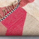 Hand-woven wool beni mrirt rug