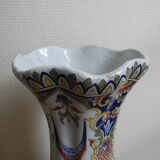 vase Desvres Fourmaintraux Courquin XIXe french earthenware vase