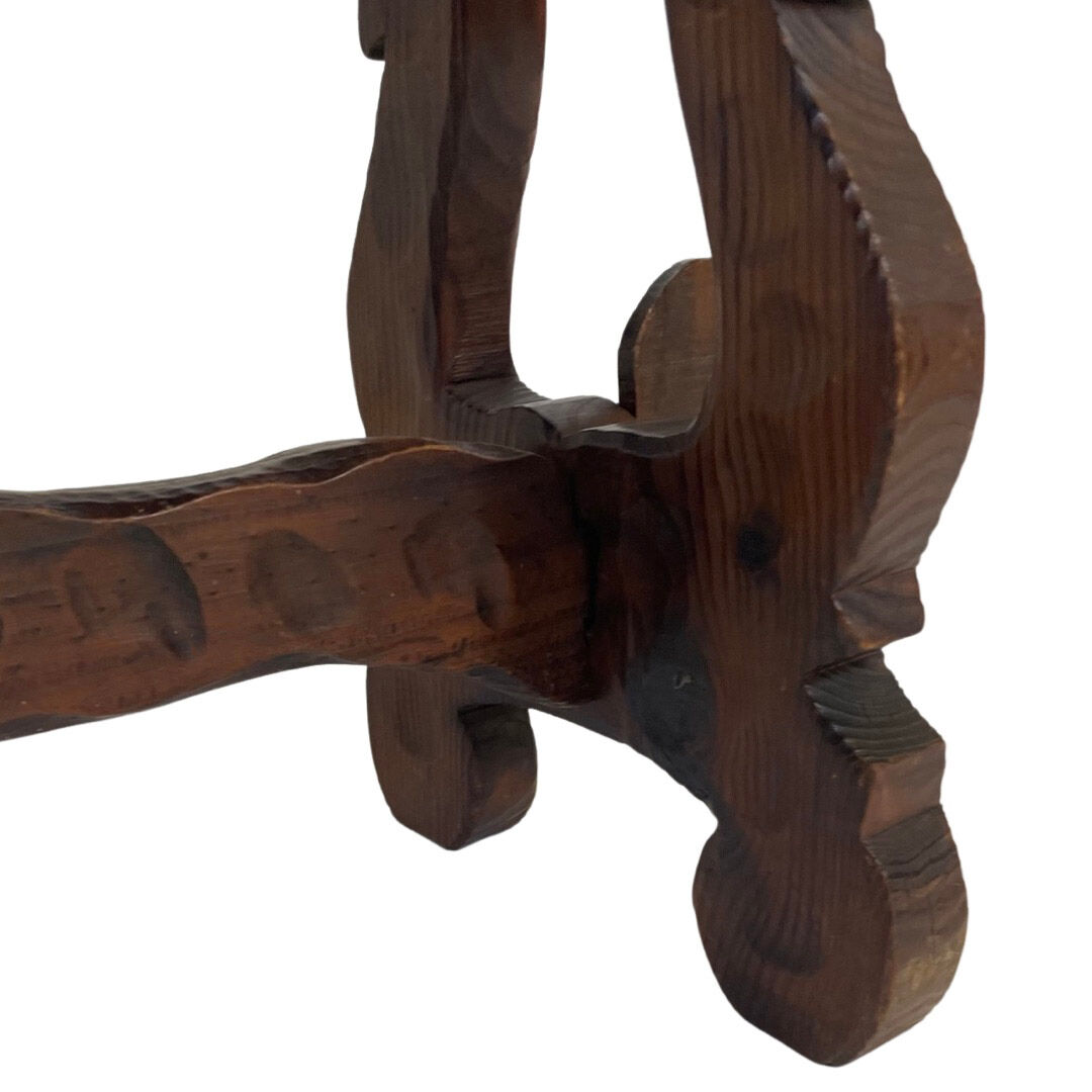 Vintage brutalist spanish wall cabinet cupboard design