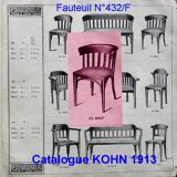 Fauteuil bistrot , bois-courbé par Horgen Glarus- Suisse- 1925