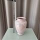 Vintage Pink Iridescent Ceramic Vase | Pearlescent Lustre Glaze | Postmoder