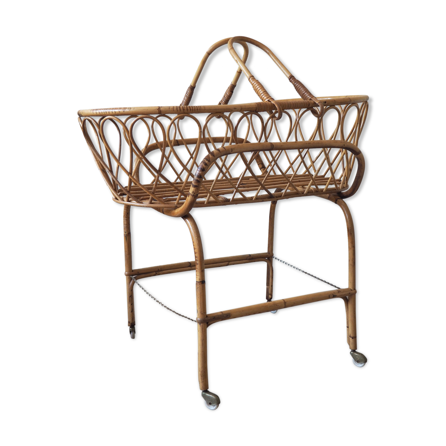 Rattan cradle