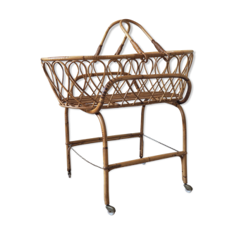 Rattan cradle