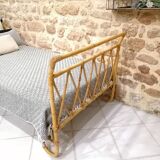 Rattan bed