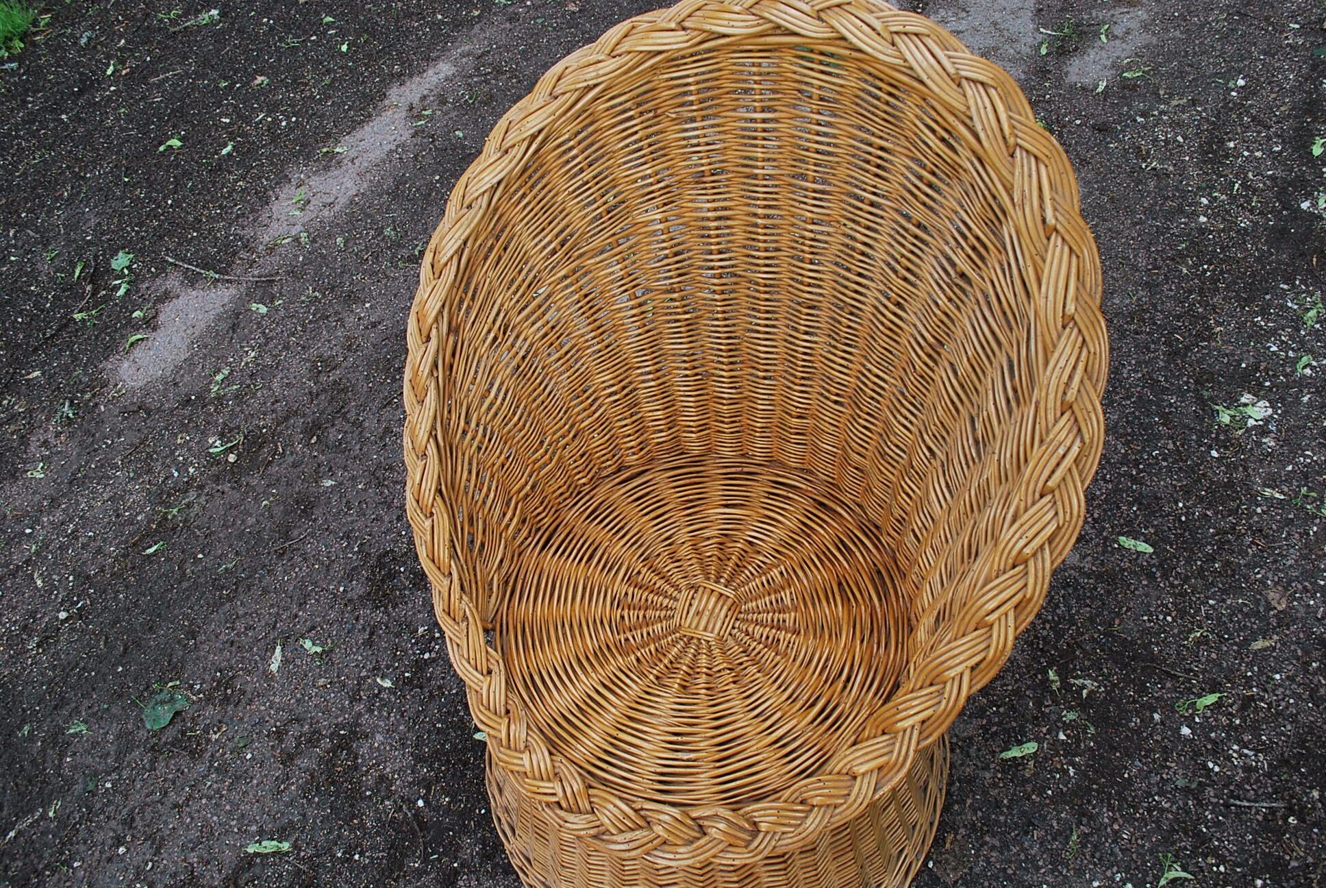 Rattan armchair