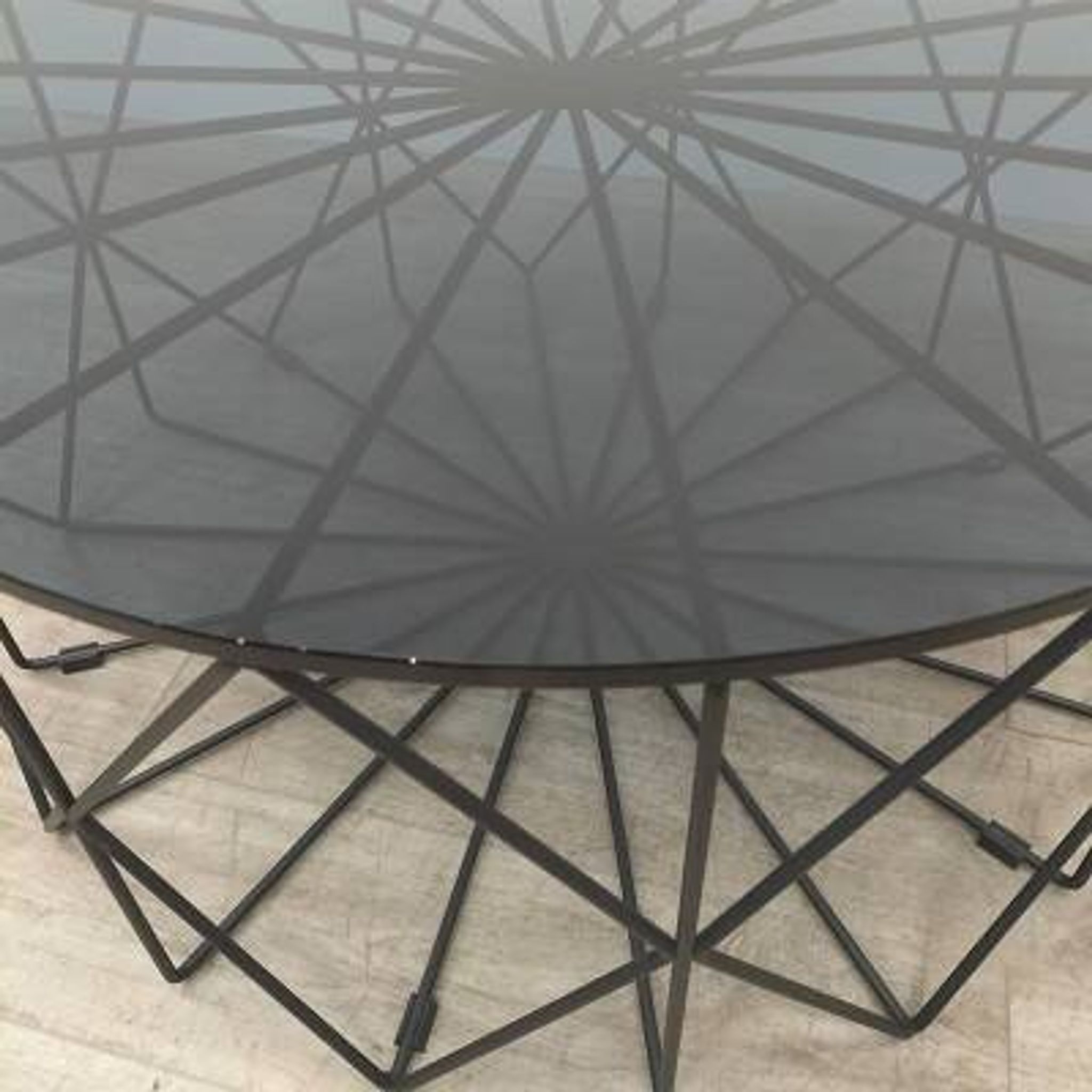 Bolia Vitro Ø90 coffee table in glass