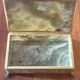 Alabaster Jewelry Box of superb alliance of green and ocher hues