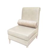 Fauteuil lounge à dossier roulé, années 2000