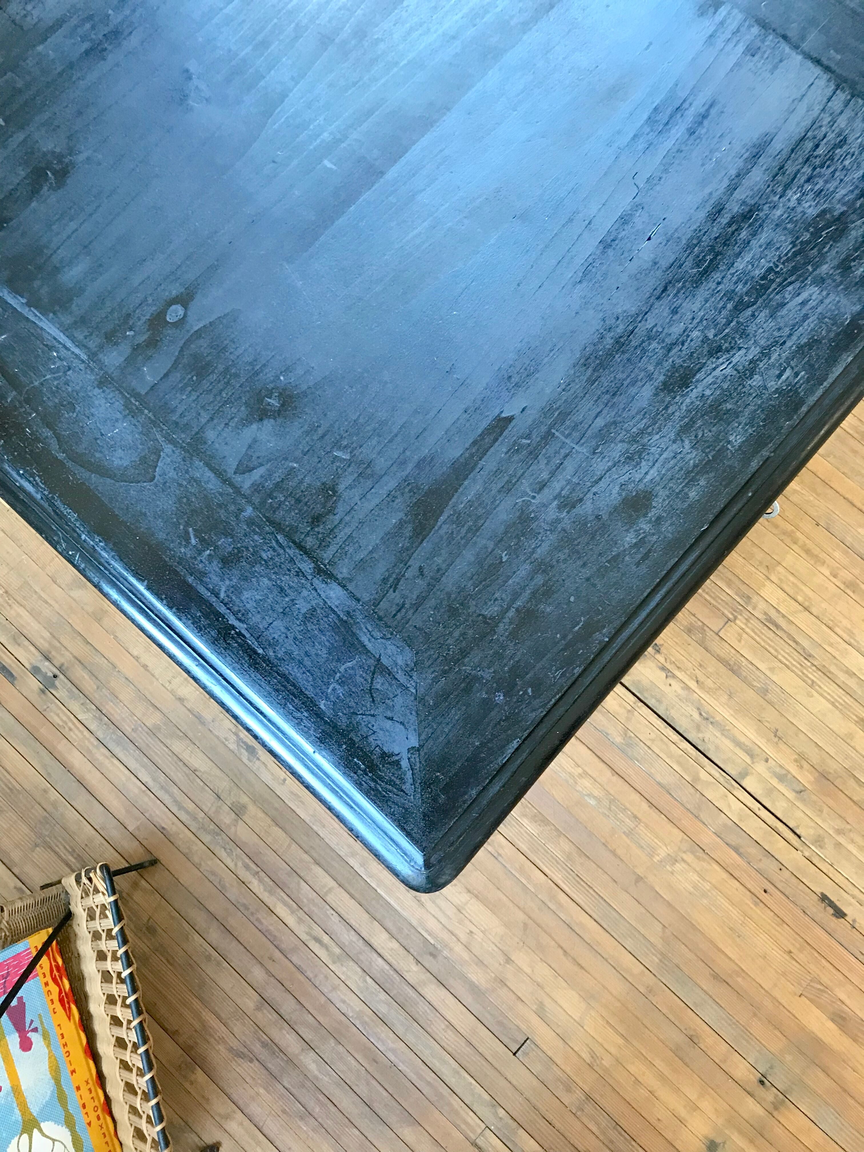 Napoleon Antique blackened wooden desk
