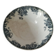 Antique salad bowl from Moulin des Loups, blue Marie-Louise pattern