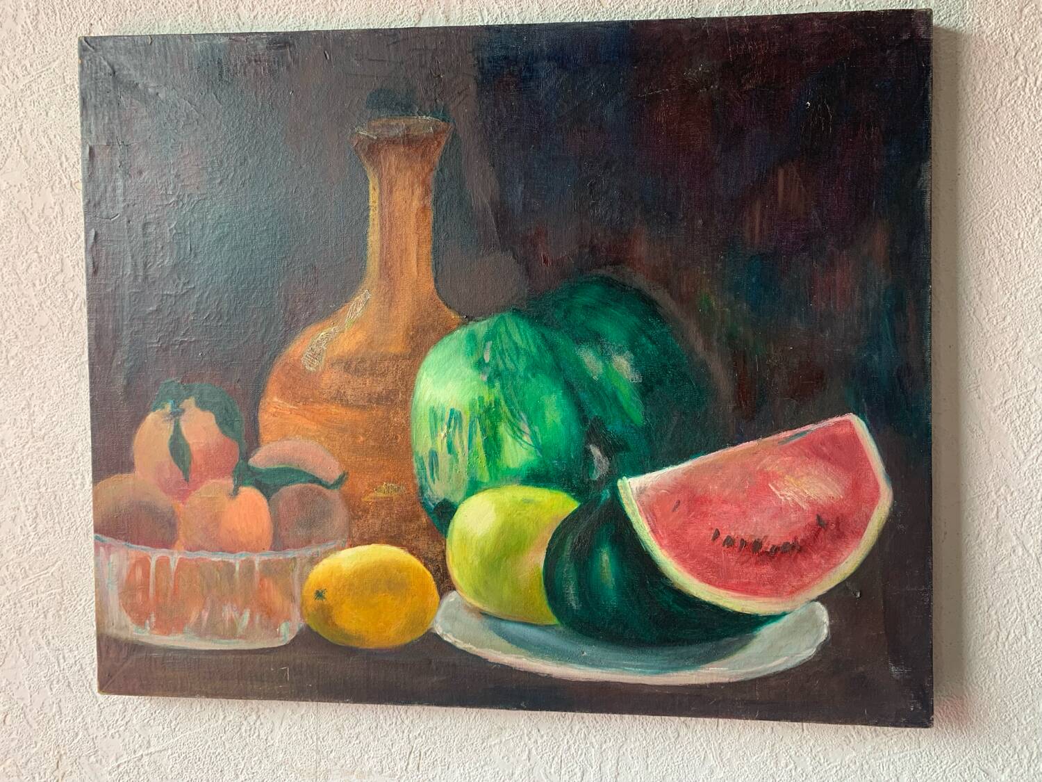 Oil on canvas still life