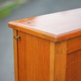 Storage furniture, school furniture, wooden furniture, vintage furniture from the 60s, interior decoration