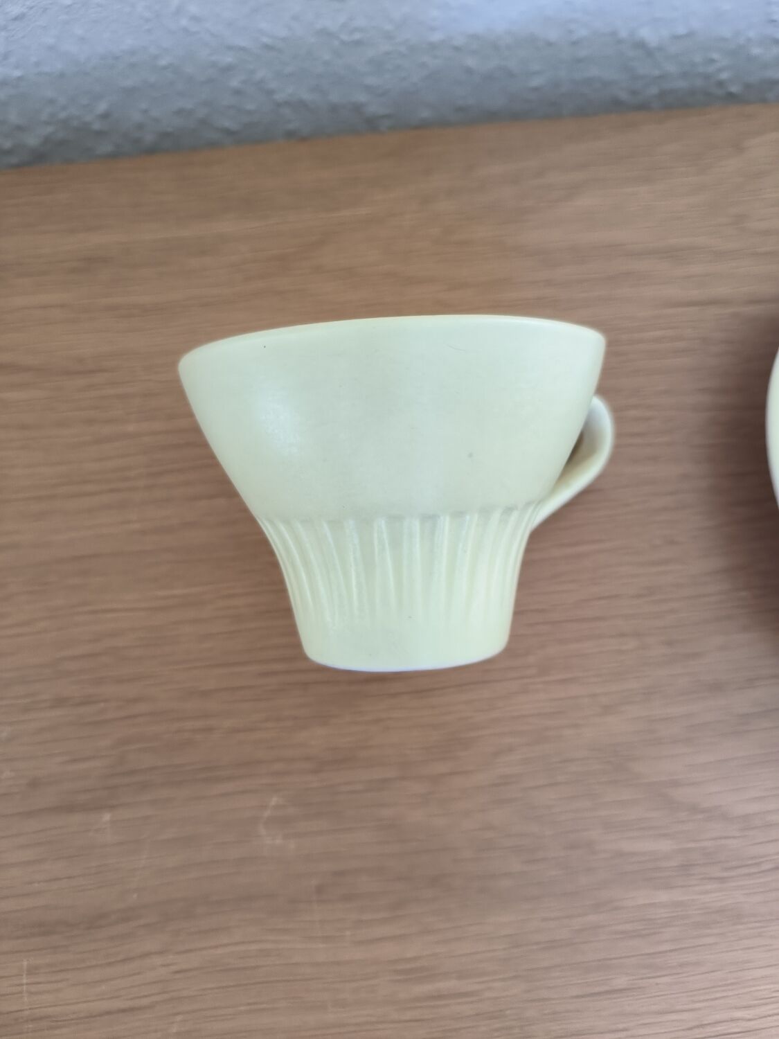 Tasses café tons pastels