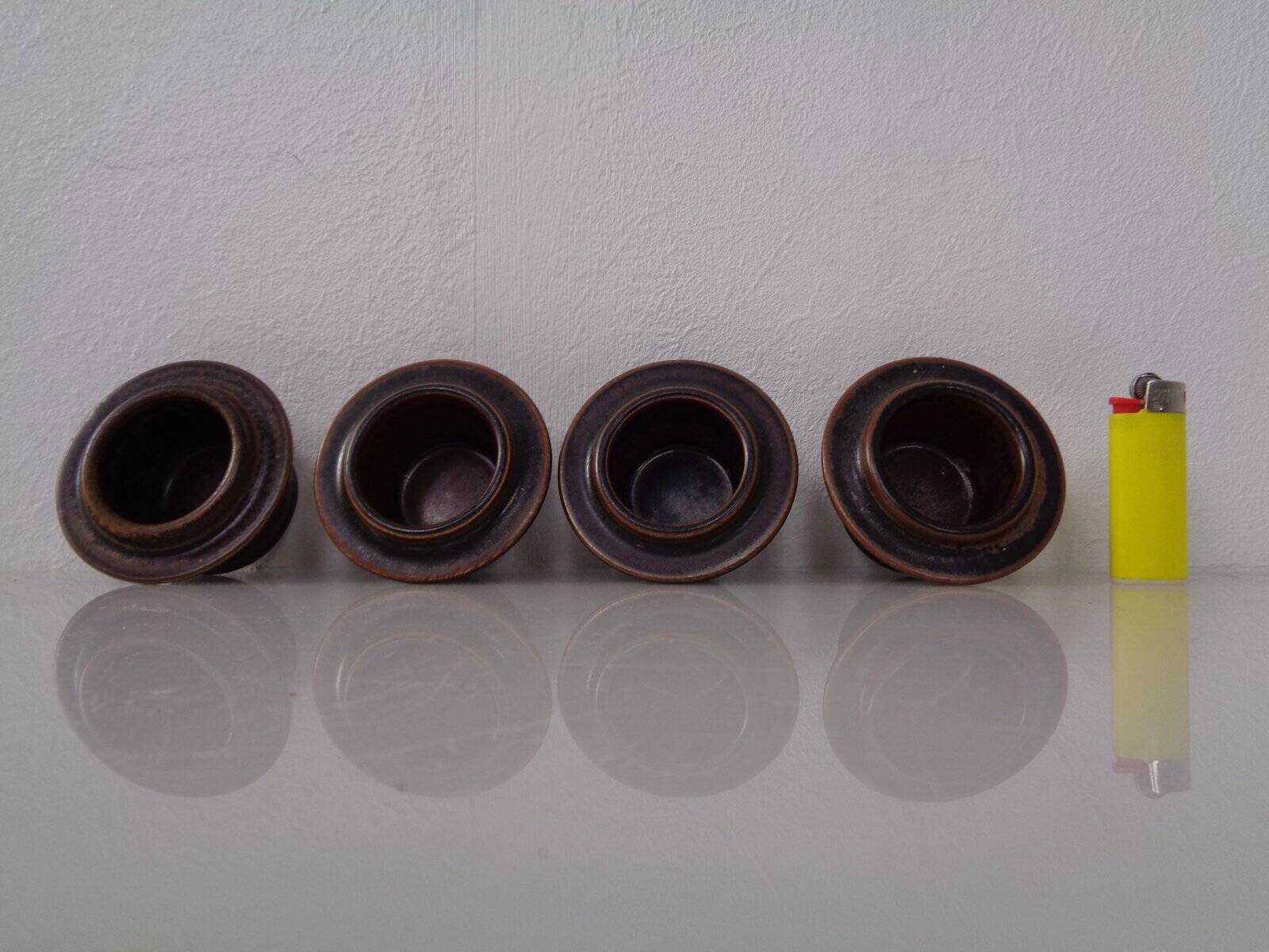 Russian Egg Cups by Ulla Procope for Arabia, 1960s, Set of 4