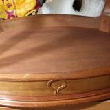 Art Nouveau tea table in solid accajou