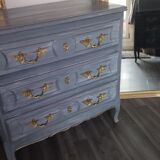 Louis XV style patinated chest of drawers