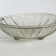 Art Deco pressed moulded glass bowl made in France