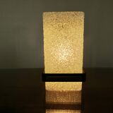 Pair of Arlus wall lights in perspex, gilded brass and lacquered metal, 1960s