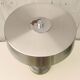 70's chrome and brushed art deco style lamp