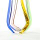 Vase, mid-century modern, glass, designed by H. Mahanovska, Czechoslovakia, 1960s