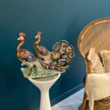 Peacock centerpiece