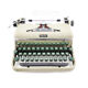 Machine à écrire Halda Kaki portable 1958 vintage