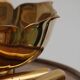 Golden standing cup