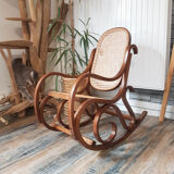 Rocking flesh child wood Rocking Chair