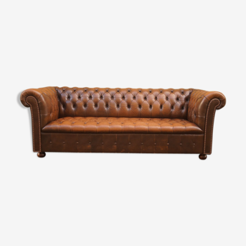 Canapé Chesterfield en cuir