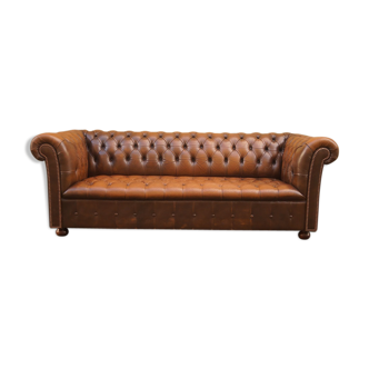 Chesterfield leather sofa