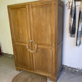 Parisian wardrobe in solid oak