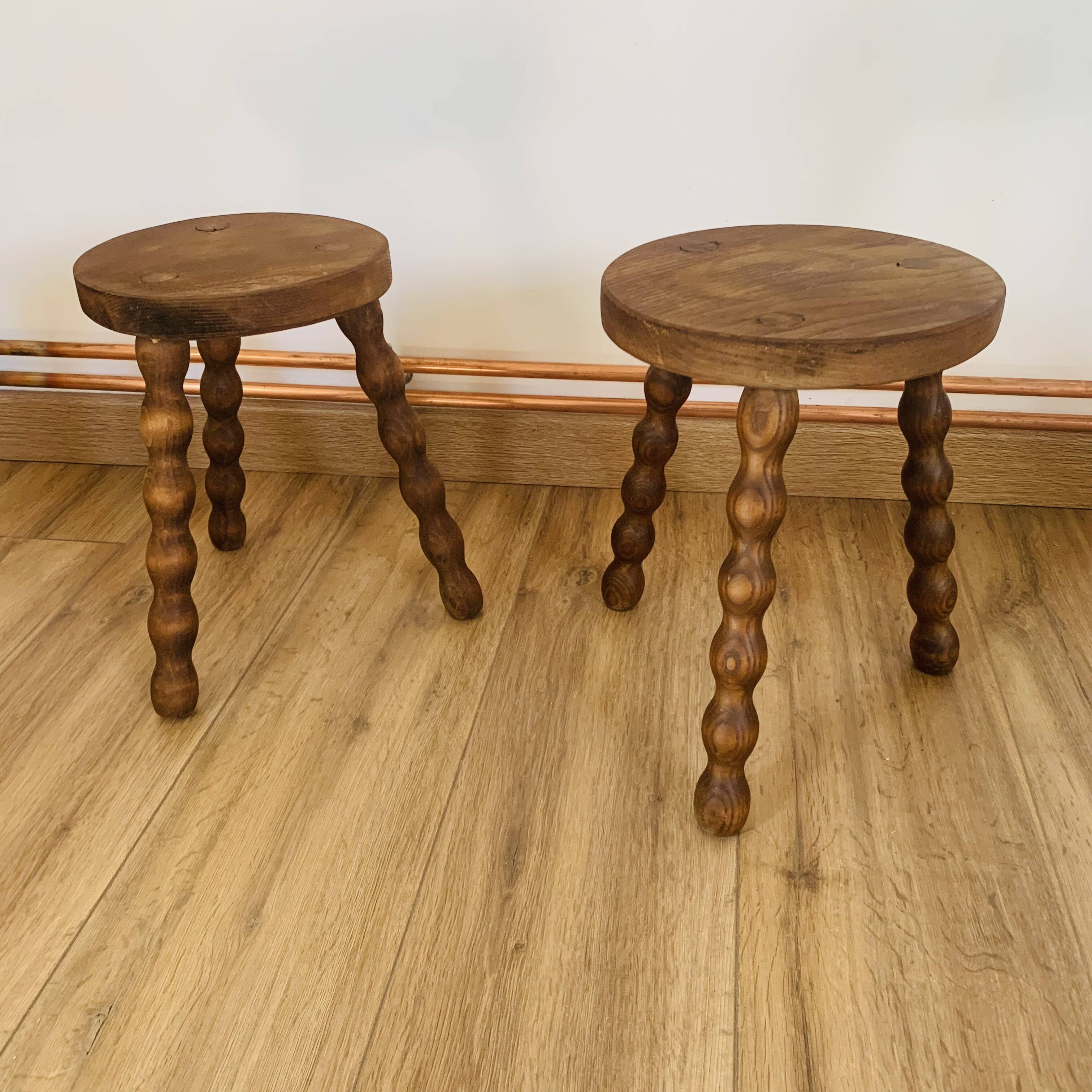 Paire de tabourets