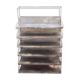 Industrial metal floor