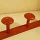 Old wooden wall coat holder