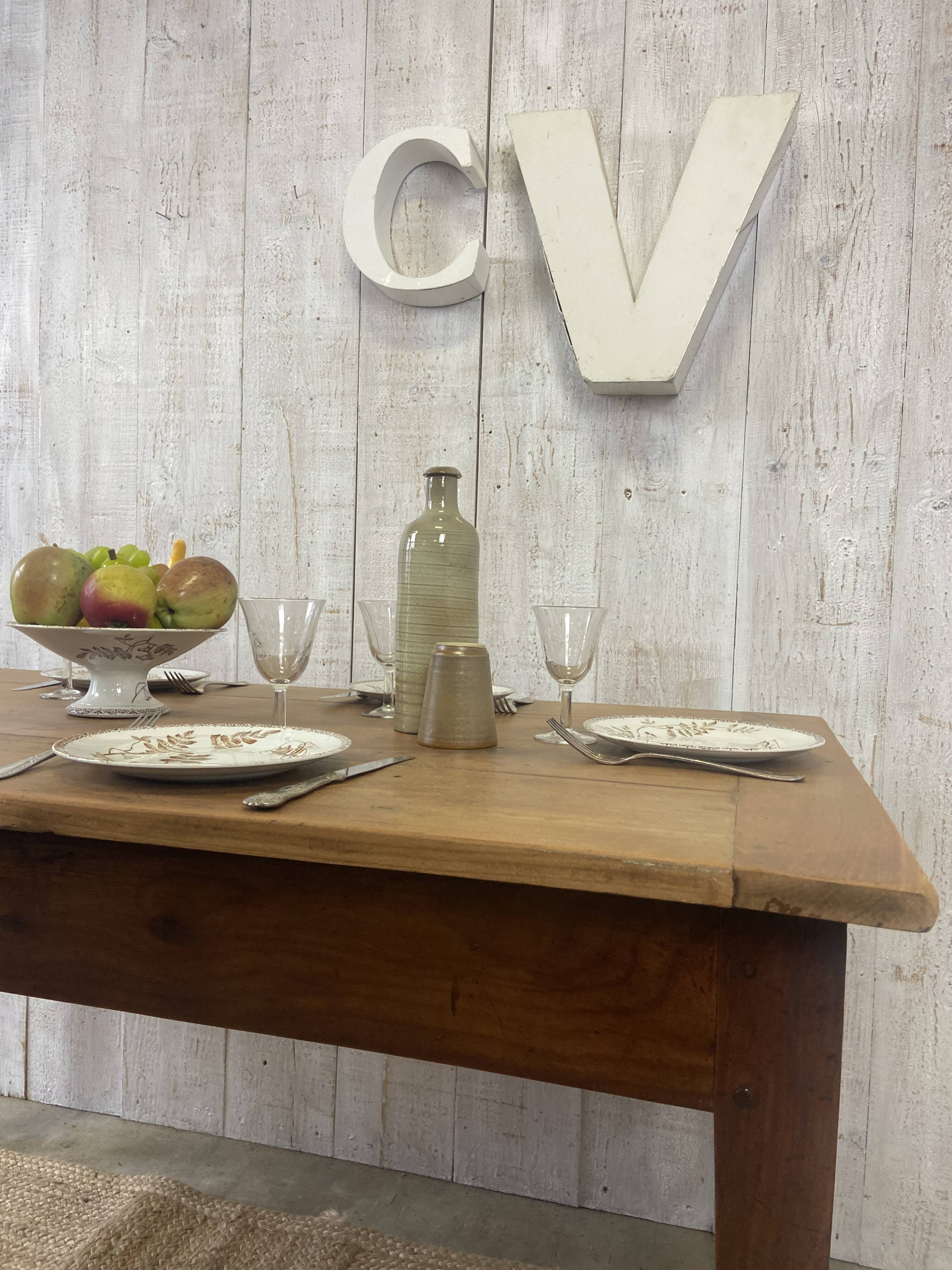 Table de ferme 133x76cm