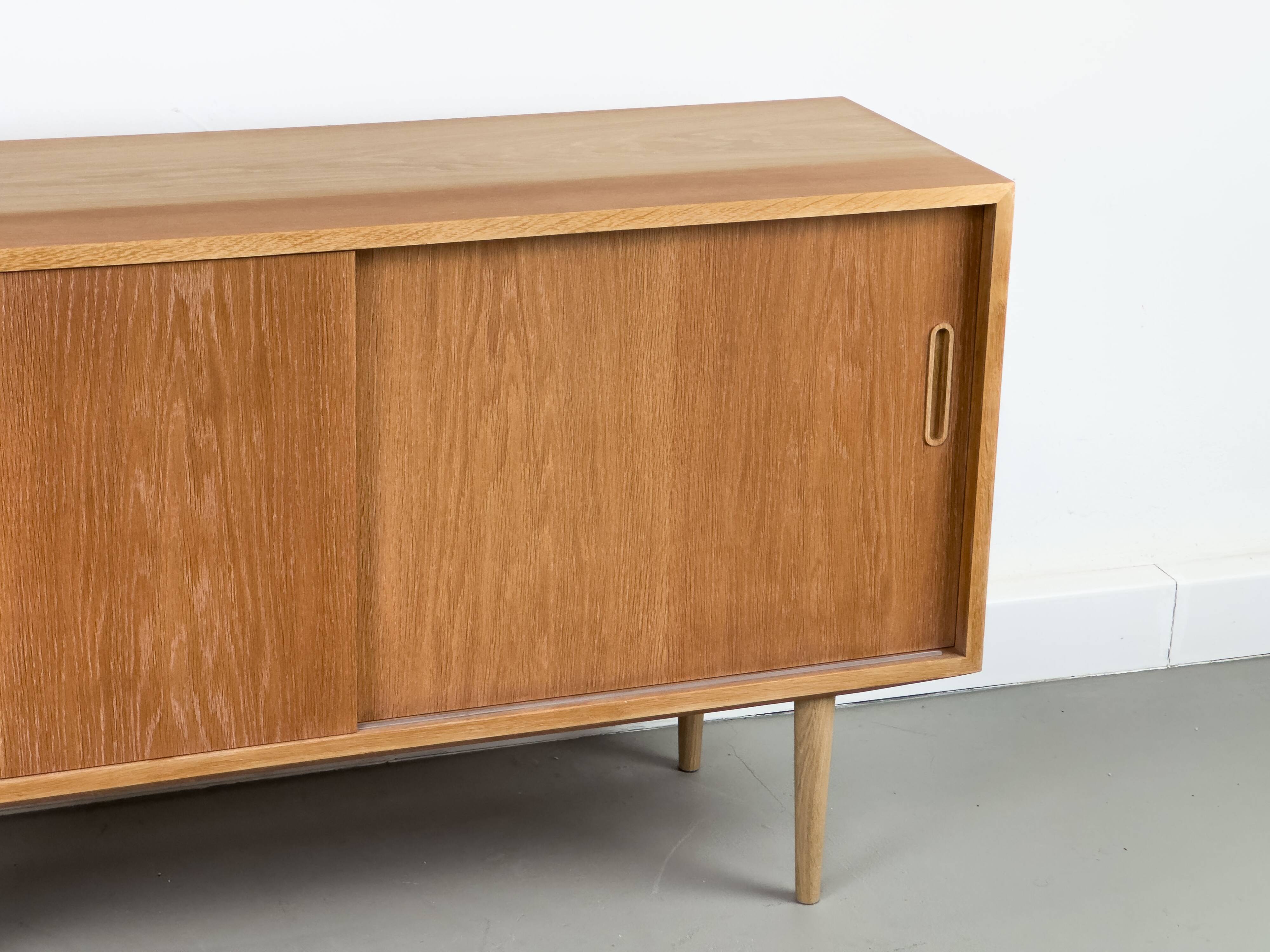 Danish Oak Sideboard by Carlo Jensen for Hundevad & Co., 1960s