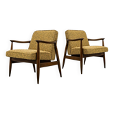 Fauteuils Mid-Century, Gfm 87 par Juliusz Kędziorek en Kvadrat, Pologne, 1960