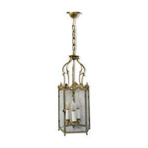 Lanterne 3 Lumières bronze et