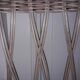 Metal and wicker coat holder