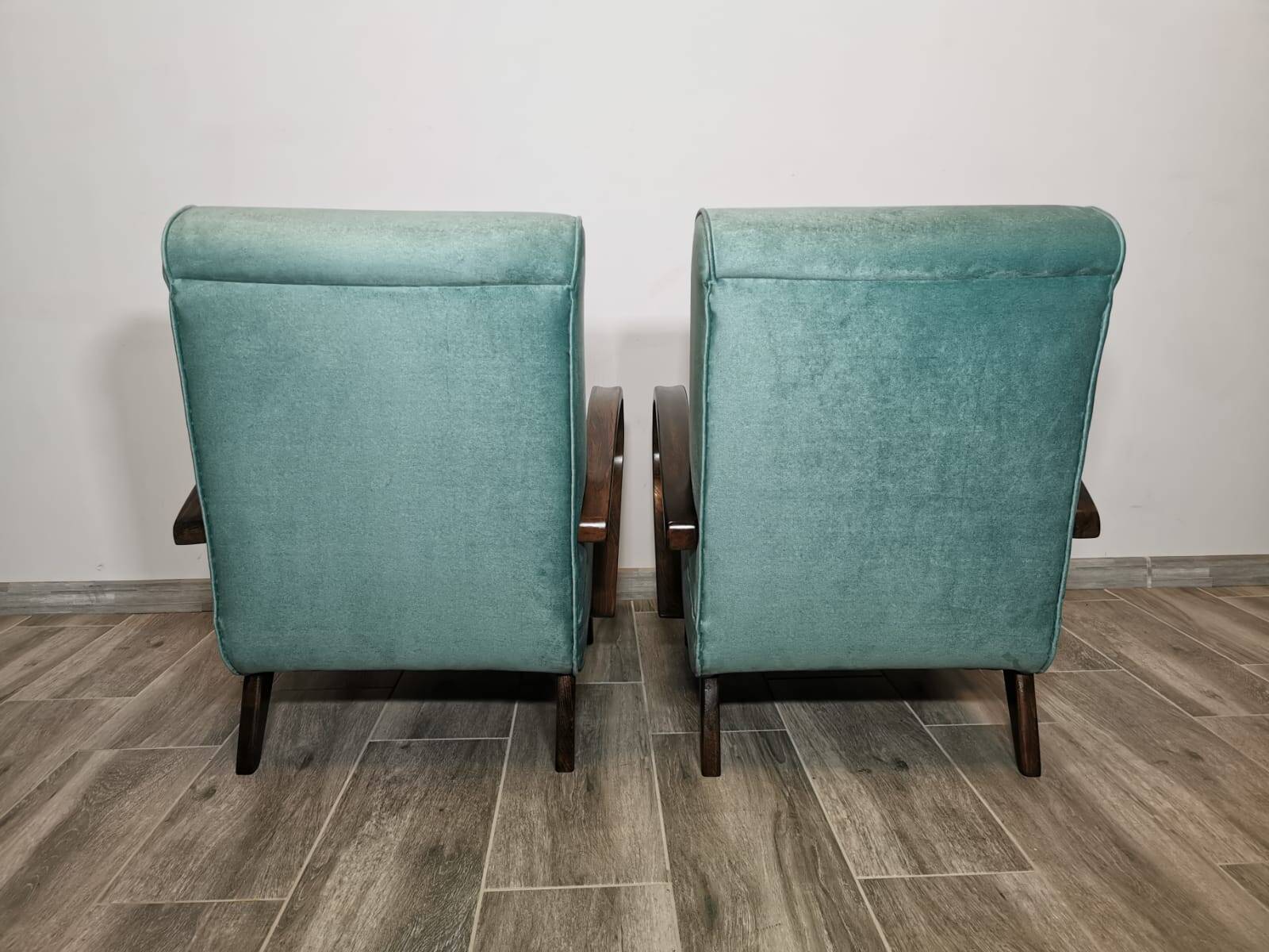 Armchairs by Jindrich Halabala, 1940s, Set of 2